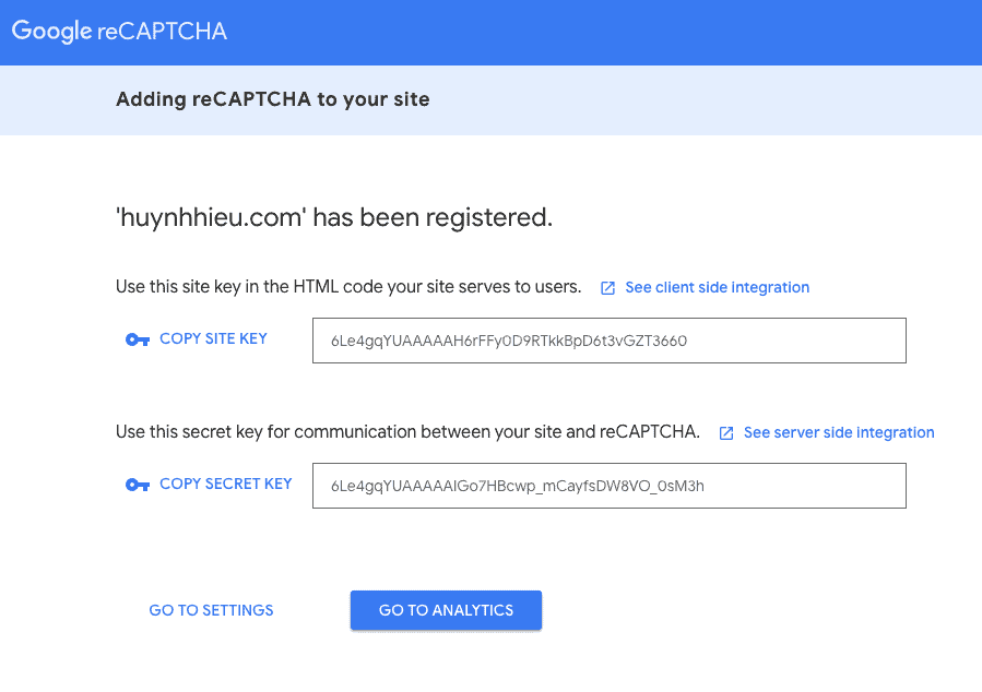 Tích hợp Google reCAPTCHA vào PHP 14